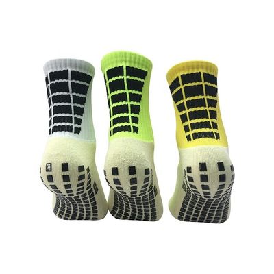 Impressão padrão detecção de agulha meias desportivas para homens Nylon antiderrapante sem costura
