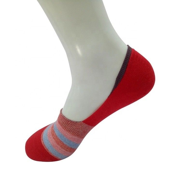 80% algodão penteado 17% poliamida 3% spandex meias invisíveis personalizadas para homens e mulheres