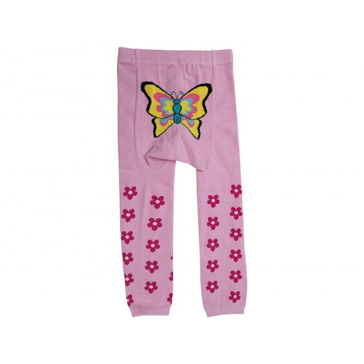 Hot Pink Impress Baby Girls Leggings 2-3 anos Crianças Penteado Algodão Crianças Calças de baixo suaves