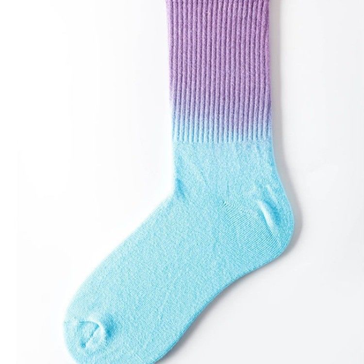 Calcetinas coloridas para patinadores feitas de tecido de elastano a 3%
