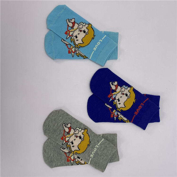 Rapido Seco Custom Kids meias Boa Elasticidade Respiração menina Bonita Antiderrapante Bebê Bulk meias de algodão