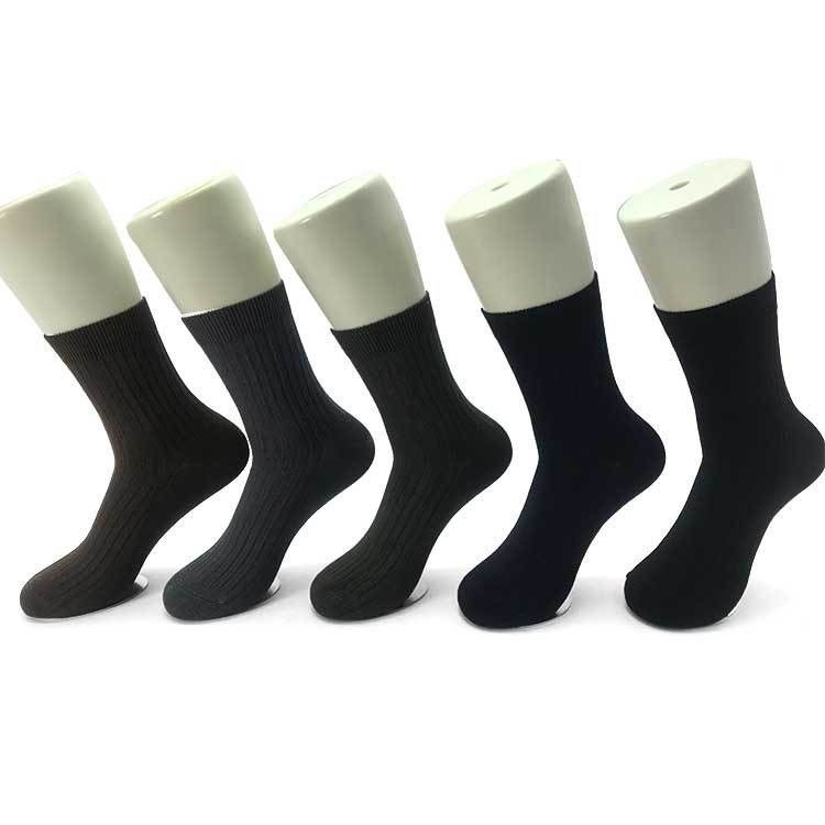 Calcetinas de tricô customizadas Calcetinas de bambu com cinco cores